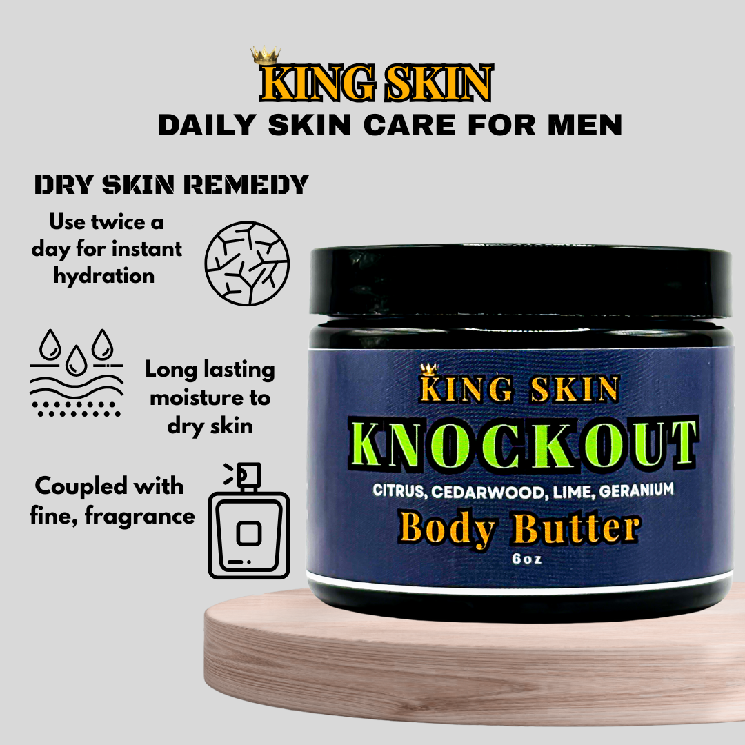 Knockout Body Butter l Notes of Geranium Sandalwood Citrus
