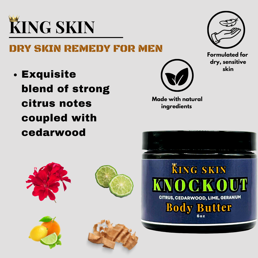 Knockout Body Butter l Notes of Geranium Sandalwood Citrus