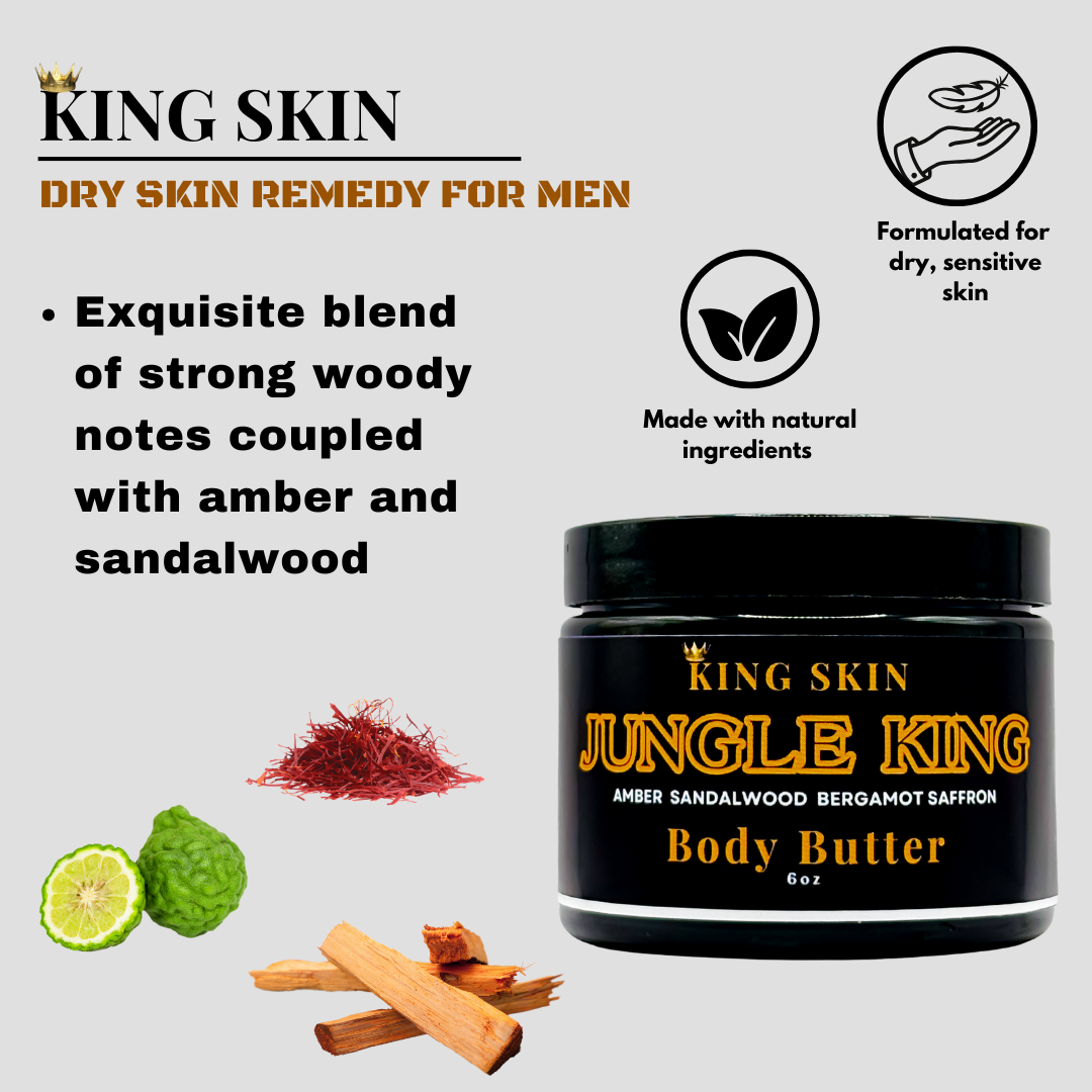King of the Jungle Body Butter l Sandalwood Amber Saffron
