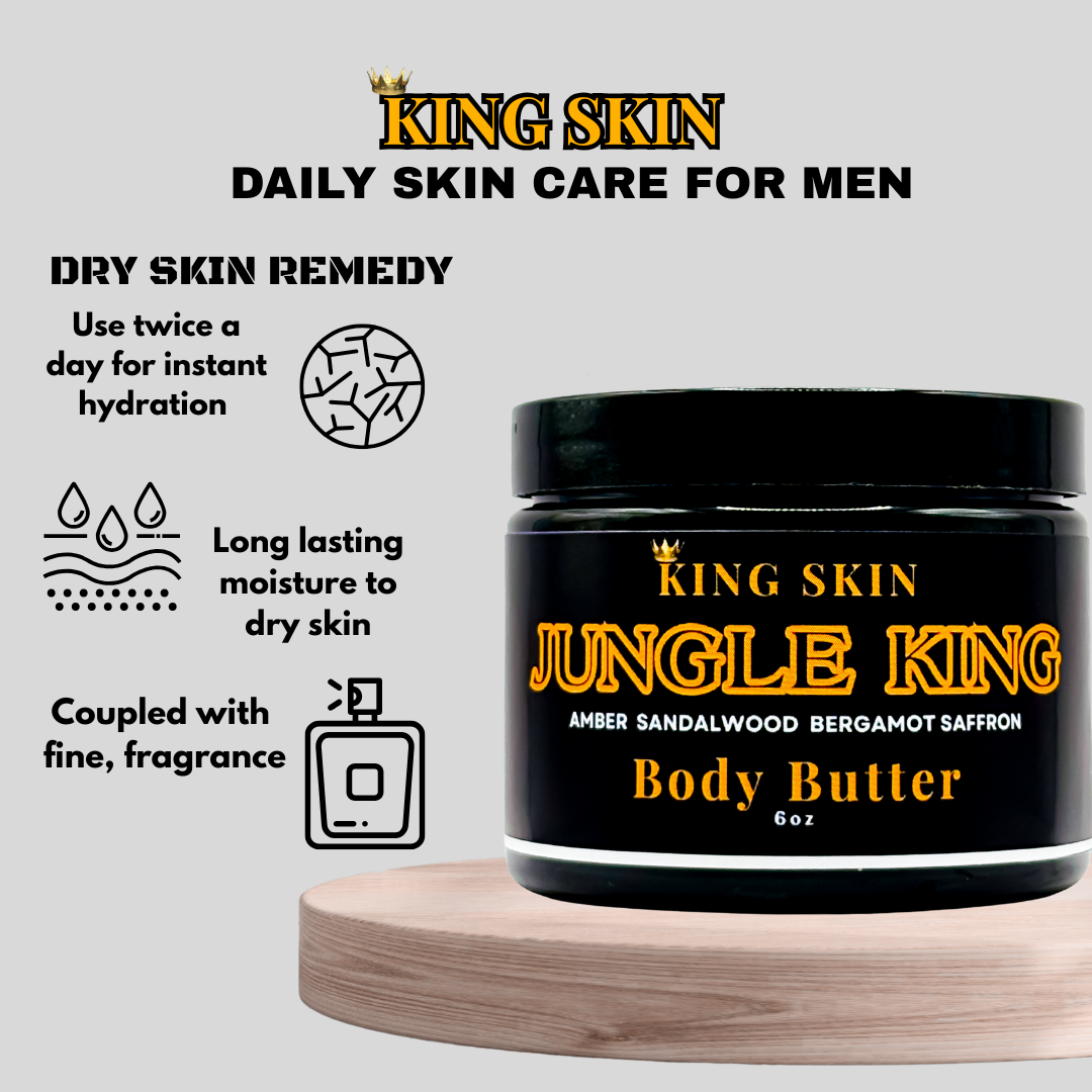 King of the Jungle Body Butter l Sandalwood Amber Saffron