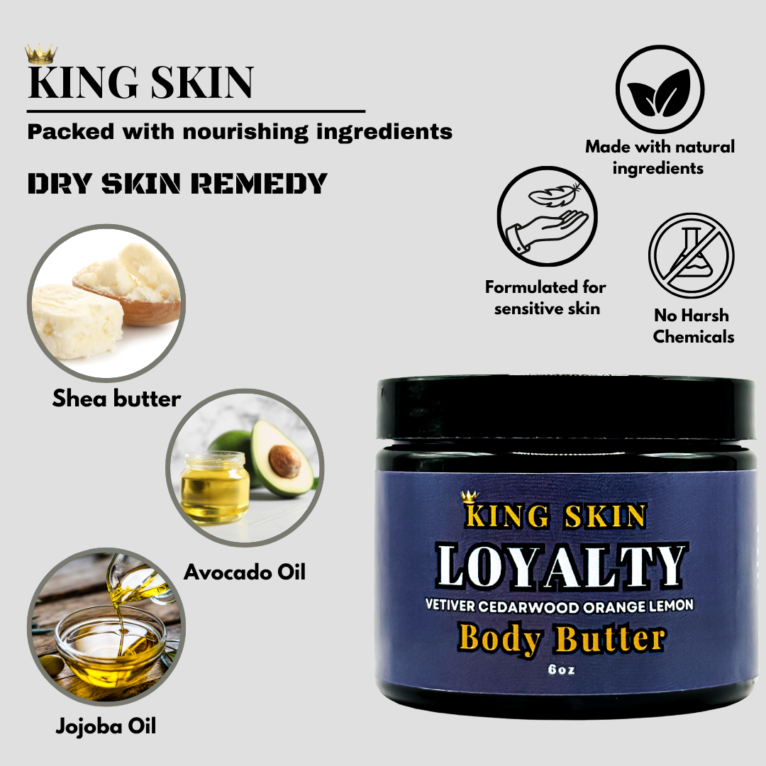 Loyalty Body Butter l Notes of Vetiver Cedarwood Lemon