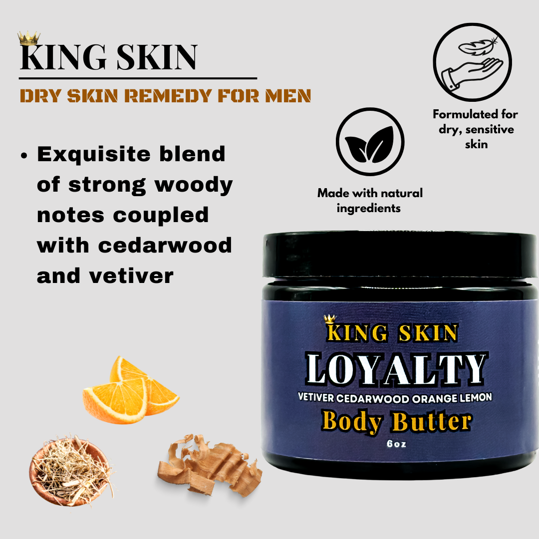 Loyalty Body Butter l Notes of Vetiver Cedarwood Lemon