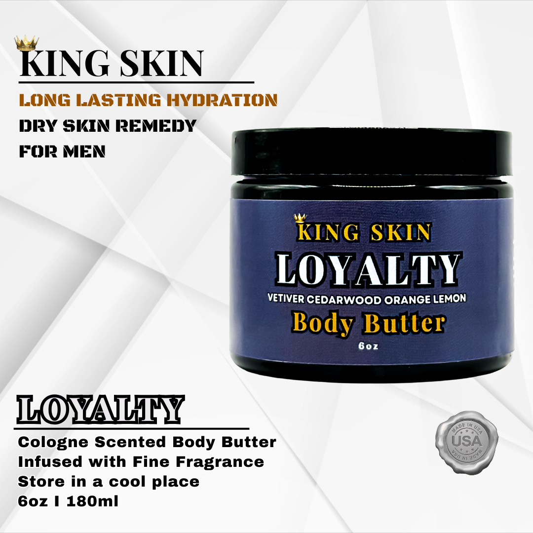 Loyalty Body Butter l Notes of Vetiver Cedarwood Lemon