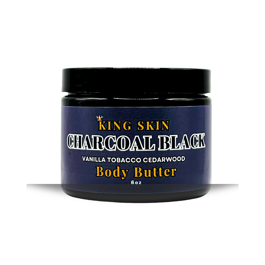Charcoal Black Body Butter l Notes of Tobacco Vanilla Spices