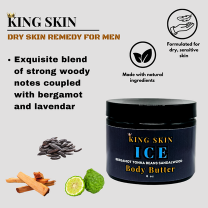 Cold as Ice Body Butter l Tonka Beans Cedarwood Patchouli Bergamot