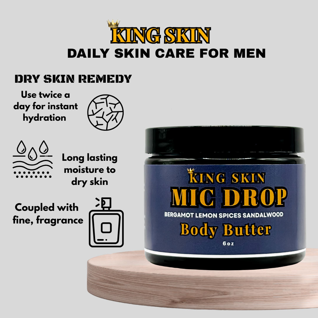 Drop the Mic Body Butter l Bergamot Lemon Sandalwood