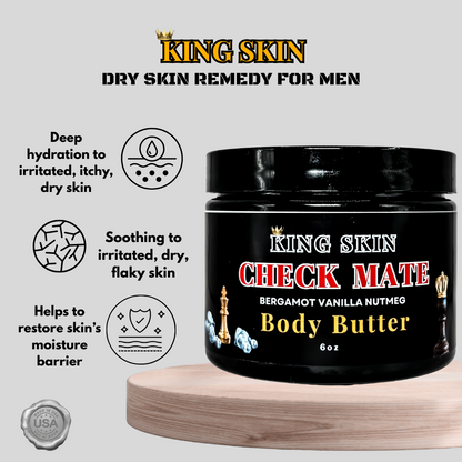 Check Mate l Bergamot Vanilla Nutmeg Body Butter