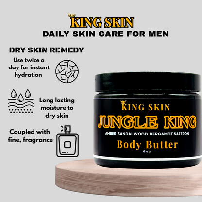 King of the Jungle Body Butter l Sandalwood Amber Saffron