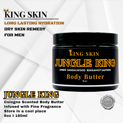 King of the Jungle Body Butter l Sandalwood Amber Saffron