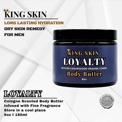 Loyalty Body Butter l Notes of Vetiver Cedarwood Lemon