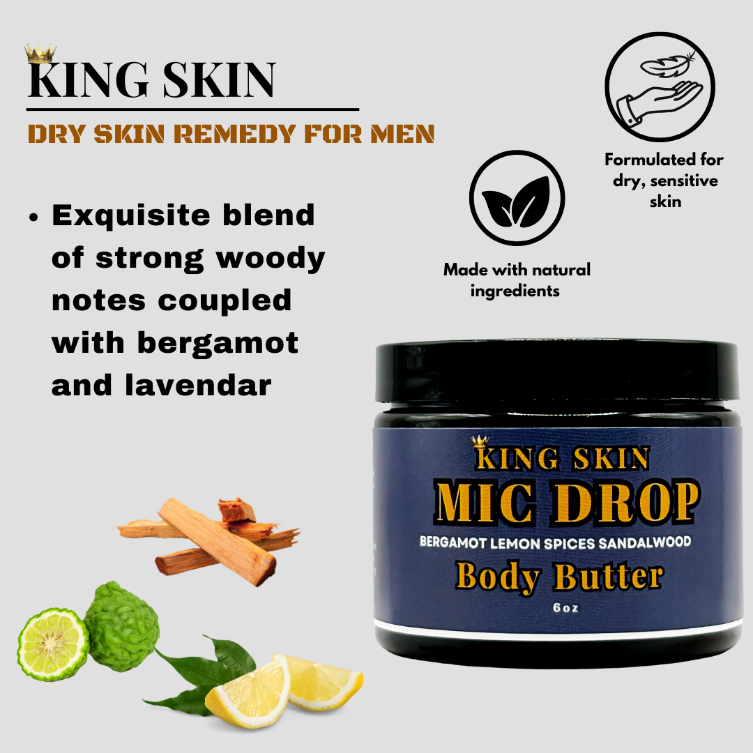 Drop the Mic Body Butter l Bergamot Lemon Sandalwood
