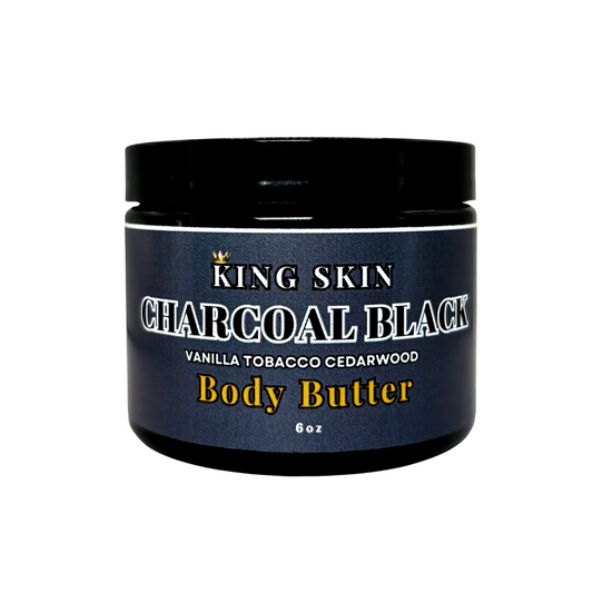 Charcoal Black Body Butter l Notes of Tobacco Vanilla Spices