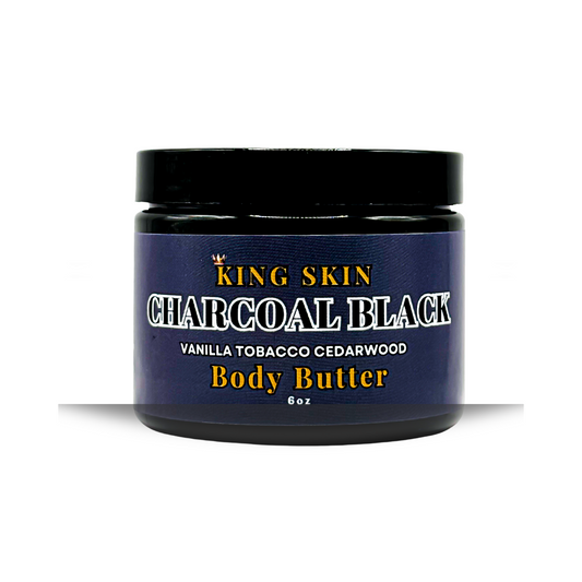 Charcoal Black Body Butter l Notes of Tobacco Vanilla Spices