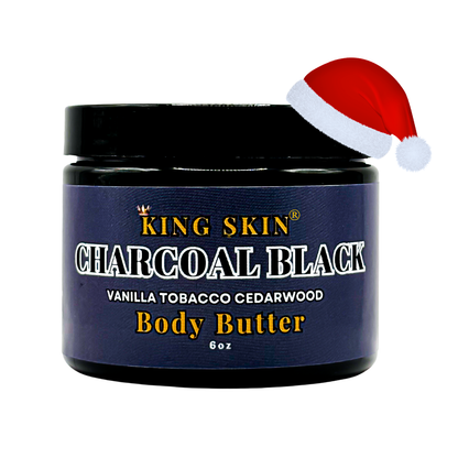 Charcoal Black King Skin Body Butter l Notes of Tobacco Vanilla Spices