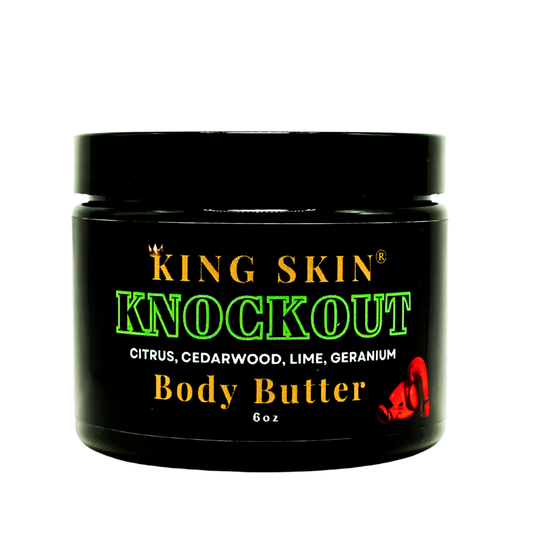Knockout l King Skin ® Body Butter l Notes of Geranium Sandalwood Citrus