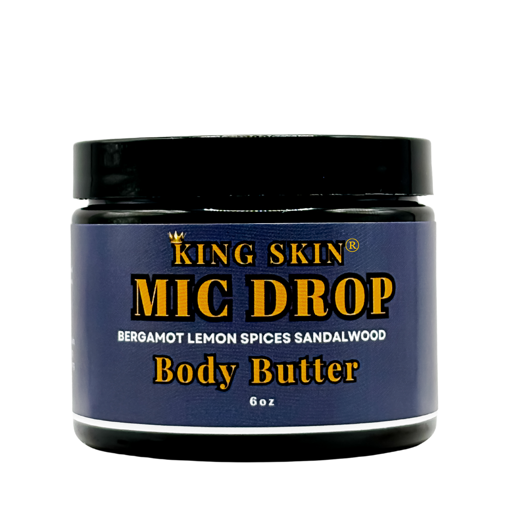 Mic Drop l King Skin ® Body Butter l Bergamot Lemon Sandalwood