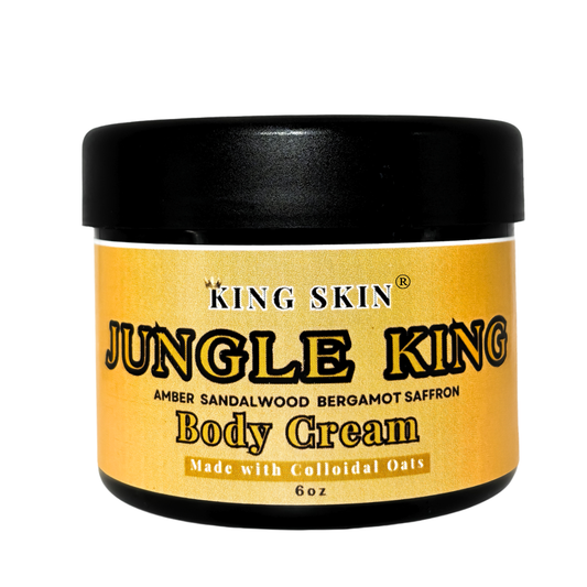 Jungle King l King Skin ® Body Cream l Amber Sandalwood Bergamot