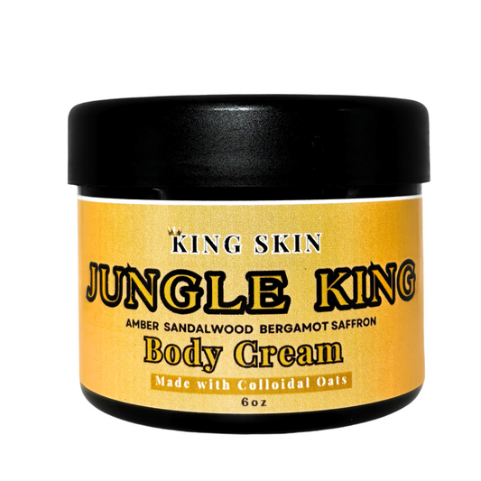 Jungle King Moisturizing Body Cream l Amber Sandalwood bergamot