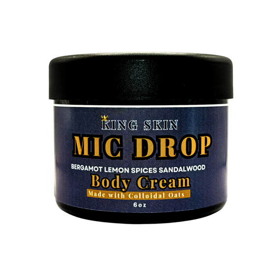 Mic Drop Moisturizing Body Cream l Bergamot Lemon Sandalwood